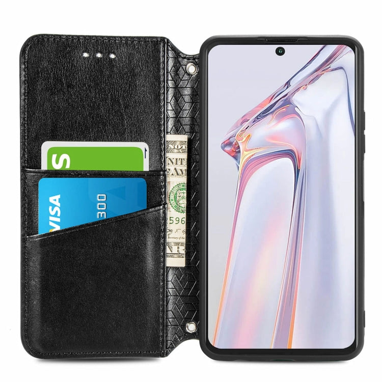 Preklopna torbica "card slots" za Blackview A52, črna – Infostyle