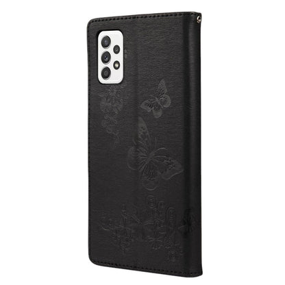 Preklopna torbica "Butterfly" Samsung Galaxy A33, črna – Infostyle