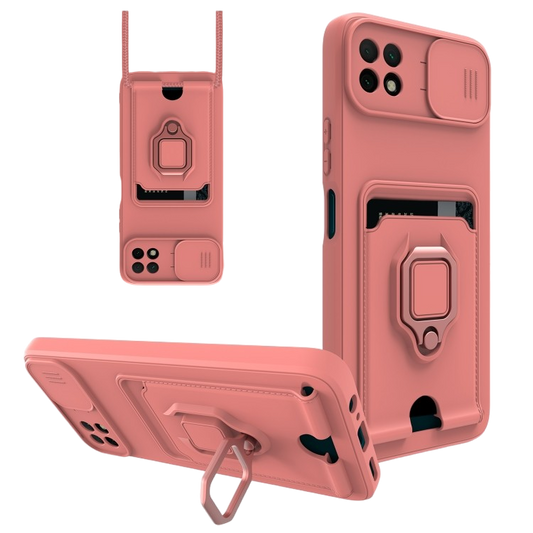 Ovitek "Bigcousin" z vrvico za Huawei Nova Y60, roza – Roza