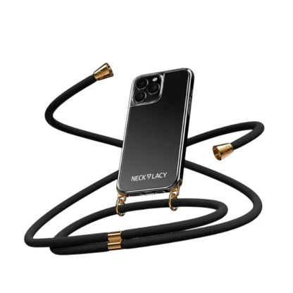 Ovitek z vrvico "NECKLACY®" z zaščito za kamero za iPhone 15 Pro