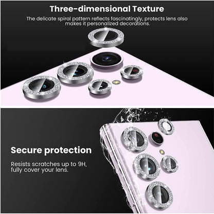 Zaščitni obročki za kamero Samsung Galaxy S23 Ultra | Diamond mavrični
