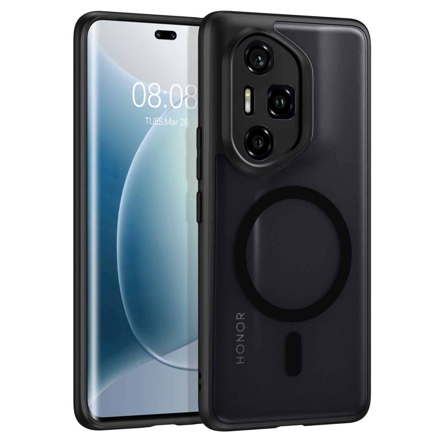 BENTOBEN maskica za Honor 300 Pro 5G – kompatibilno s MagSafe, crna