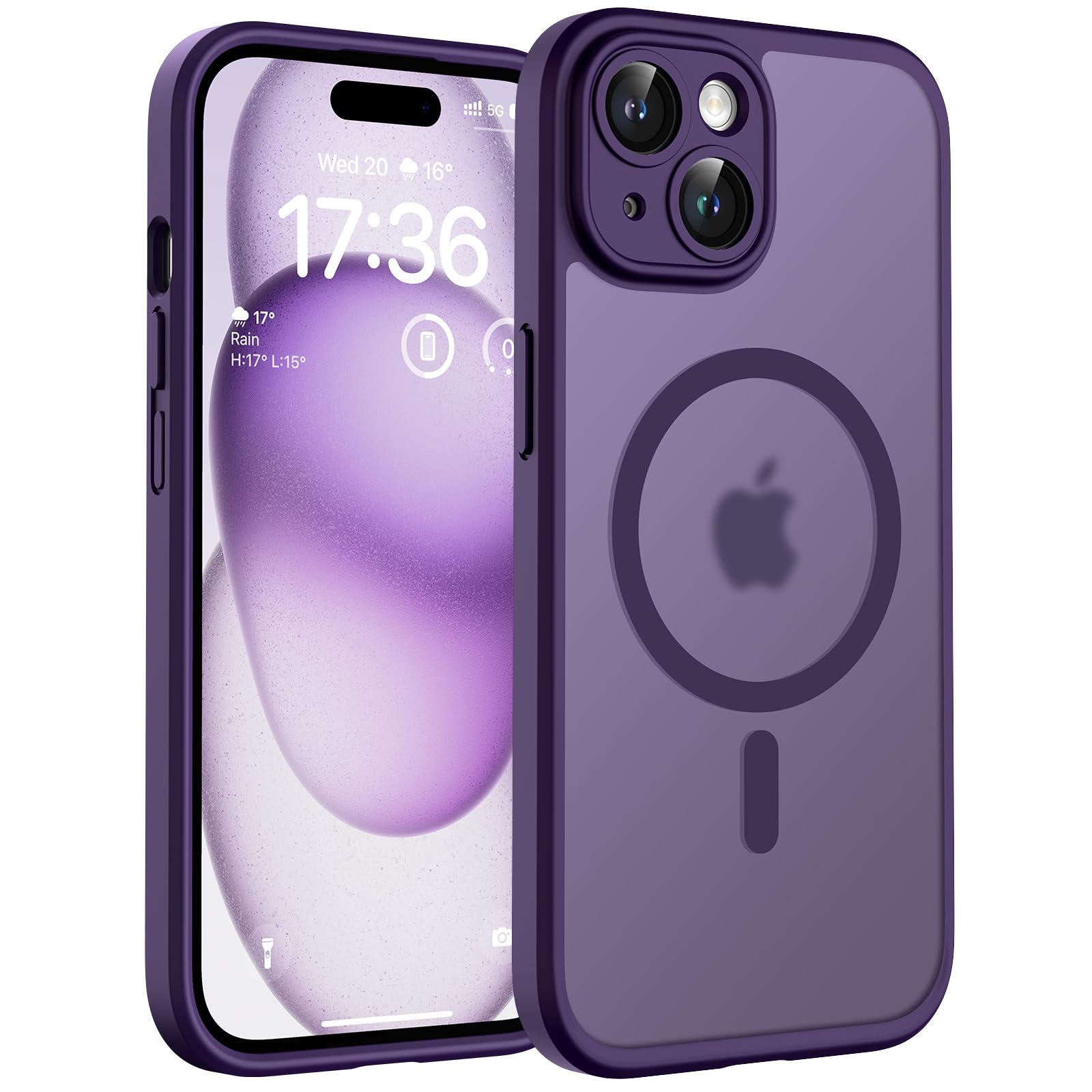 TOCOLMagSafeovitekza iPhone15-polnočnovijolična