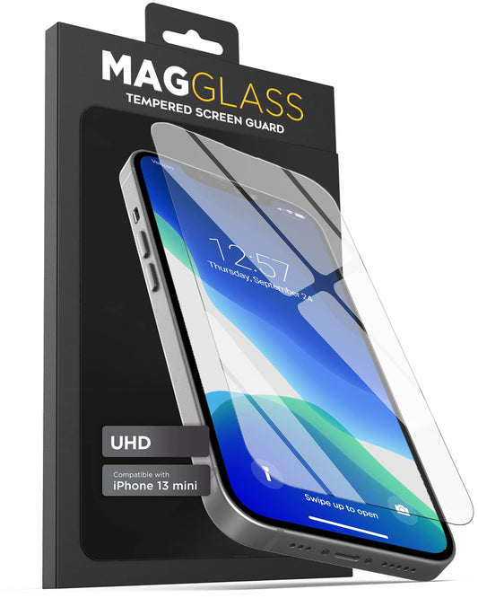 Kaljeno staklo MagGlass za iPhone 13 Mini – zaštita zaslona protiv mjehurića