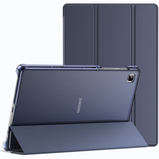 JETech maskica za Samsung Galaxy Tab A7 Lite 8.7 (2021) – postolje, prozirna pozadina, tamnoplava