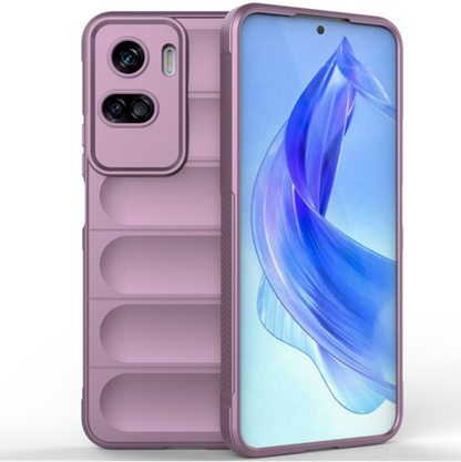 Silikonski ovitek "Valovi" za Honor 90 Lite – Techsuit – Temno zelena / TPU silikon