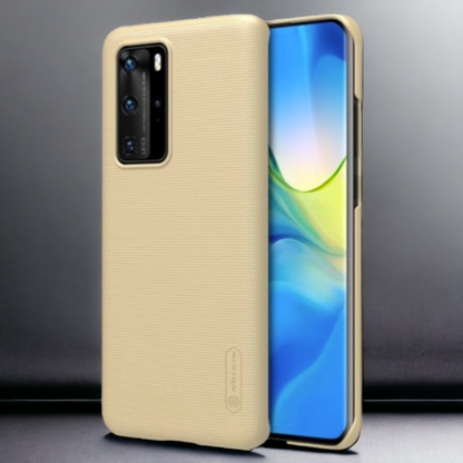 Ovitek Nillkin "frosted" za Huawei P40 Pro - Zlata – Zlata / PC + TPU silikon