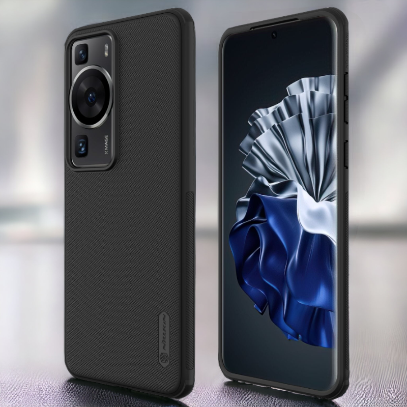 Ovitek "Nillkin Super Frosted" za Huawei P60 Pro – Črna / PC