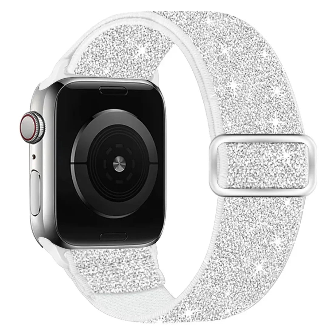 Elastična najlonska traka (šljokice) za Fitbit Versa 2 / Versa Lite SE – bijela