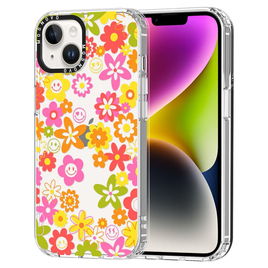 Ovitek MOSNOVO za iPhone 14 Plus Space Cat, igriv vesoljski motiv mačke z zaščito telefona