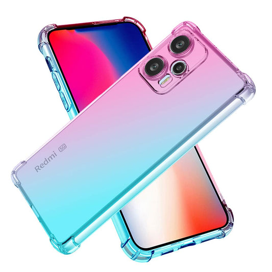 SEAHAI ovitek za Xiaomi POCO F5 5G – roza/zelen