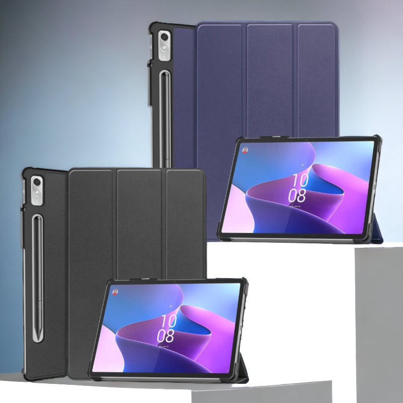 Preklopna torbica "FoldPro" za tablični računalnik Lenovo Tab P11 Gen 2 11.2'' – Techsuit – Temno modra / Umetno usnje +
