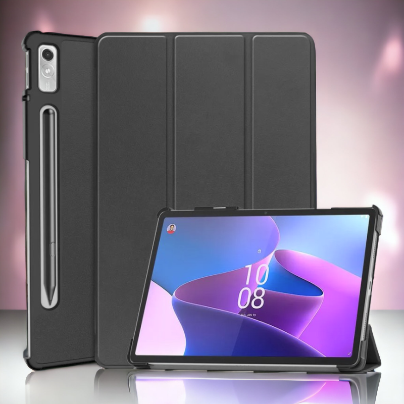 Preklopna torbica "FoldPro" za tablični računalnik Lenovo Tab P11 Gen 2 11.2'' – Techsuit – Črna / Umetno usnje + TPU si