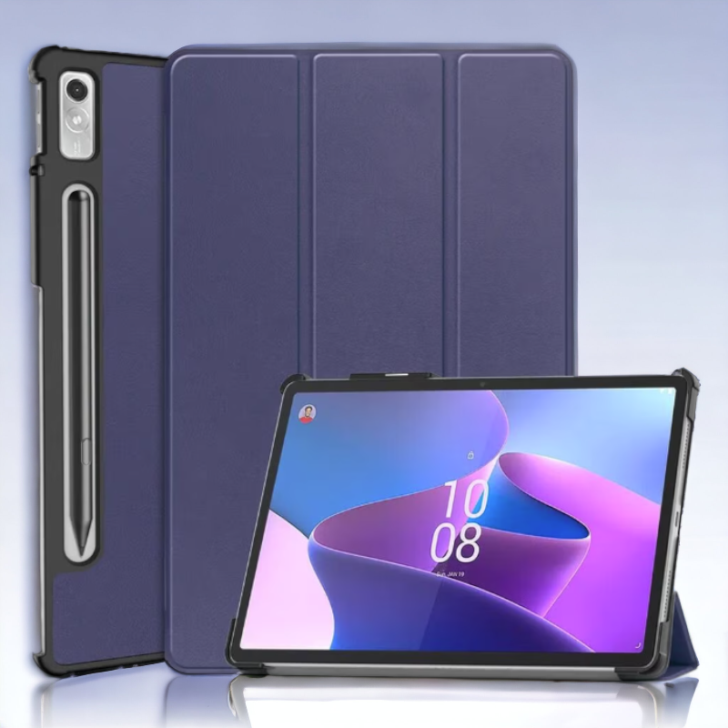Preklopna torbica "FoldPro" za tablični računalnik Lenovo Tab P11 Gen 2 11.5'' – Techsuit – Temno modra / Umetno usnje +