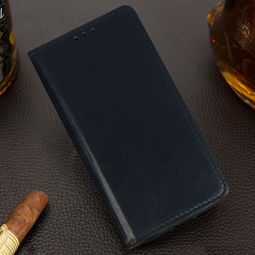 Preklopna torbica "special" za Samsung Galaxy S24 Ultra – Infostyle – Rjava / Naravno usnje + TPU silikon