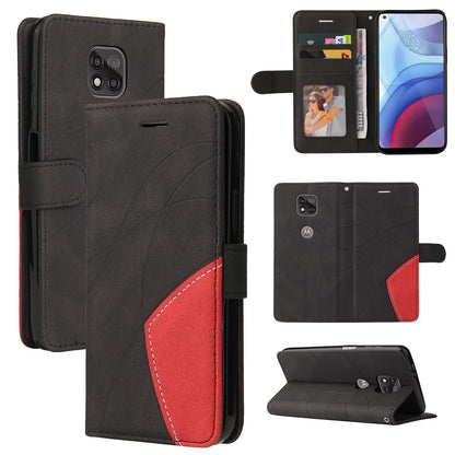 Preklopna torbica z režami za kartice Motorola Moto G9 Power črna