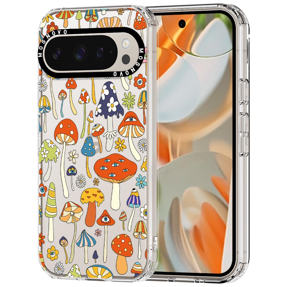 Ovitek-MOSNOVO-za-Google-Pixel-9-Pro-XL-Mushroom-Art:Ovitek MOSNOVO za Google Pixel 9 Pro XL - Mushroom Art