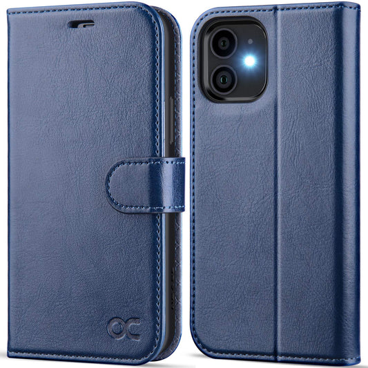 OCASE preklopni ovitek za iPhone 12 Mini, preklopni, magnetno zapiranje, zaščita kartic