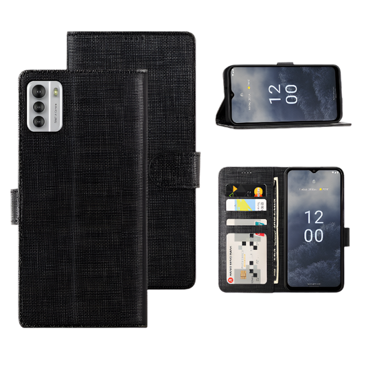 Preklopna torbica za telefon"Foluu" Nokia G60 5G (2022) – Črna