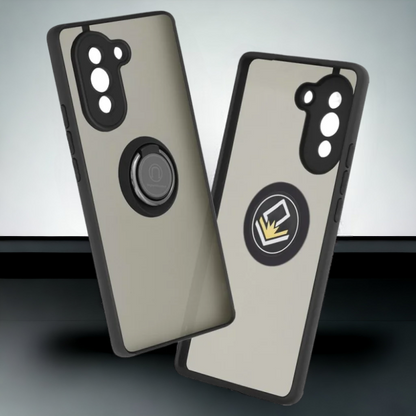 Ovitek za telefon "Glinth" za Huawei Nova 10 – Techsuit – Črna / PC + TPU silikon