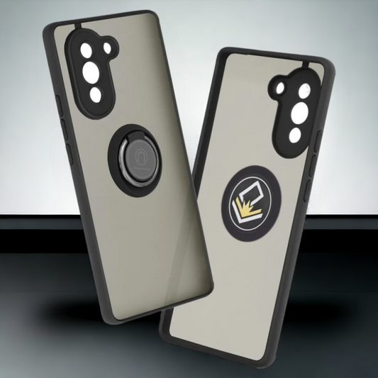 Ovitek za telefon "Glinth" za Huawei Nova 10 – Techsuit – Črna / PC + TPU silikon