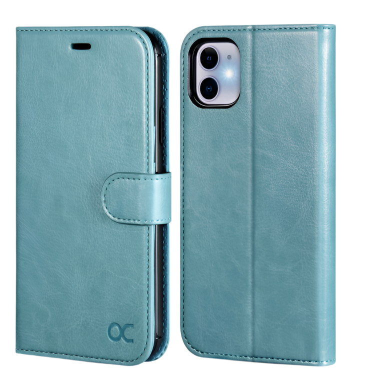 Preklopna torbica za telefon "OCASE" iPhone 11 – Zelena