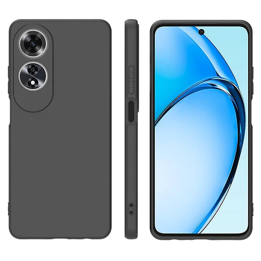 Silikonska maska Heioloo za Oppo A60 – crna