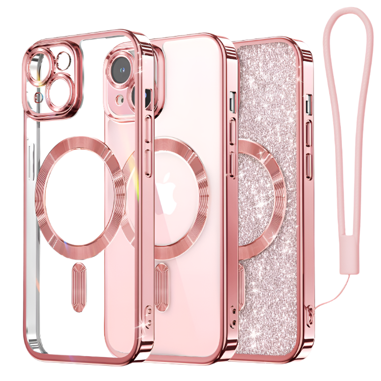 Ovitek za telefon "Meifigno Candy Mag" iPhone 15 Plus – Infostyle – Roza