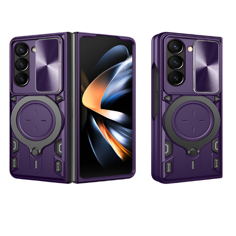 Ovitek s stojalom za telefon "Yiscase" Samsung Galaxy Z Fold 5 – Vijolična