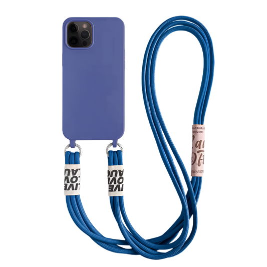 Ovitek za telefon z verižico "Bakicey" iPhone 12 Pro Max – Modra