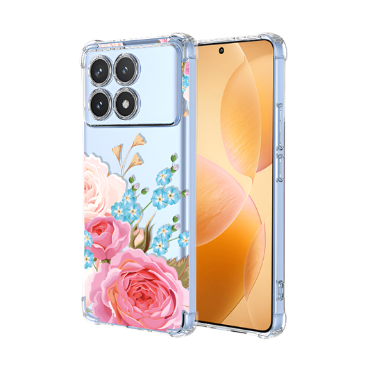 Ovitek za telefon "garden party" Xiaomi Poco X6 Pro /Redmi K70E – Infostyle – Prozorna