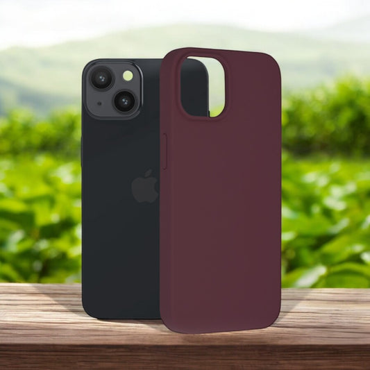Silikonski ovitek "Plum" za iPhone 14 – Infostyle – Vijolična / TPU silikon