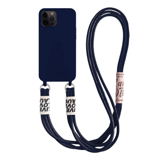 Ovitek za telefon z verižico "Bakicey" iPhone 11 Pro Max – Modra
