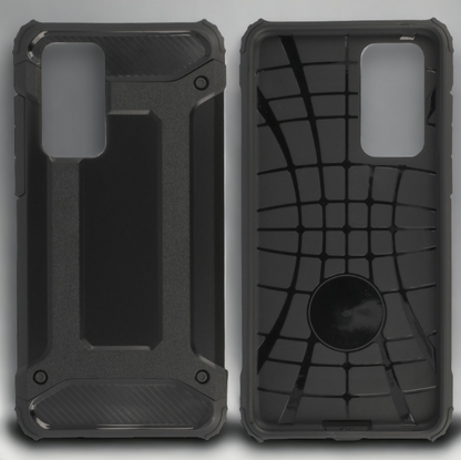 Silikonski ovitek "armor carbon" za Huawei P40 Pro - Črna – Infostyle