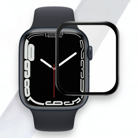 Zaščitno kaljeno steklo "Hard PMMA Full Glue" za pametno uro Apple Watch Series 7 (45 mm) – Infostyle