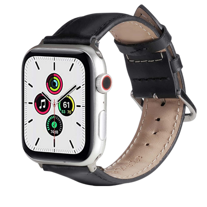 Pašček za Apple Watch 42/44/45/49mm, črna – Infostyle – Črna