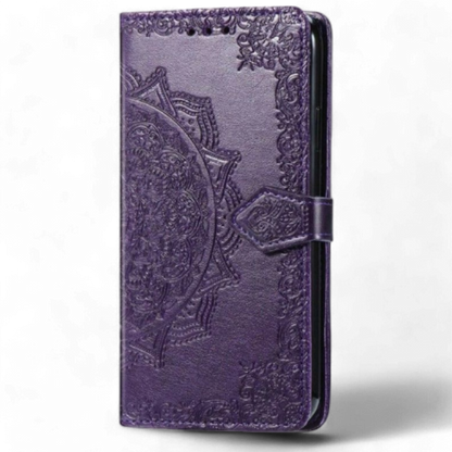 Preklopna torbica za telefon ''Mandala'' Xiaomi Redmi 12C, vijolična – Infostyle – Vijolična