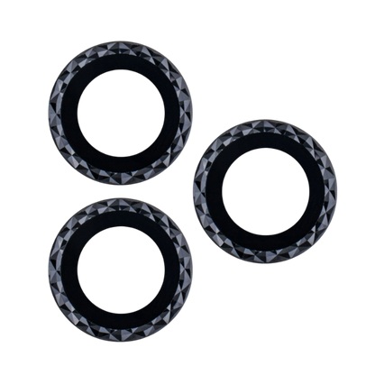 Zaščita za kamero 14 Pro/14 Pro Max, black rhombus – Infostyle