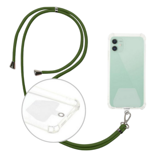 Univerzalni trak za mobilni telefon, kaki – Infostyle – Zelena