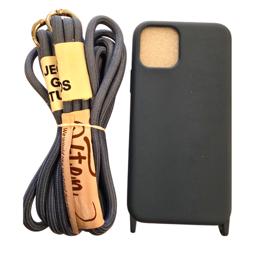 Ovitek za telefon "Bakicey" z vrvico iPhone 11 Pro – Infostyle – Modra