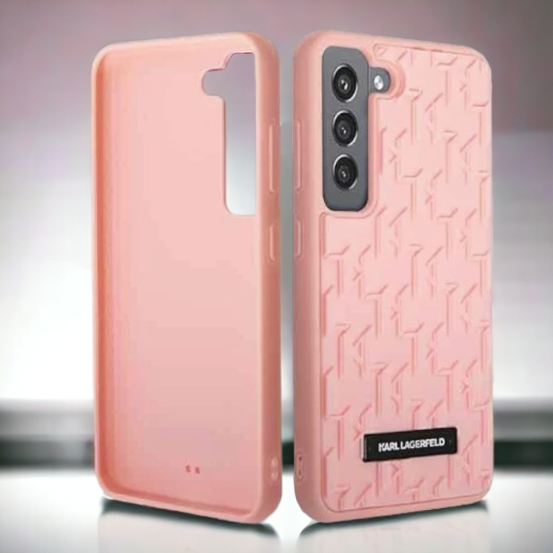 Ovitek Karl Lagerfeld "3D monogram - pink" za Samsung Galaxy S23 Plus (KLHCS23MRUPKLPP)