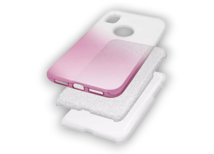 Silikonski ovitek "Bling" za Samsung Galaxy S21 Plus - Roza – Infostyle