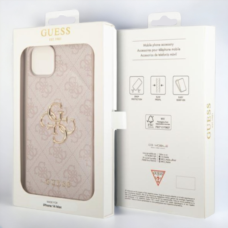 Ovitek Guess "pink 3D" za iPhone 14 Plus/ 15 Plus (GUHCP14M4GMGPI)