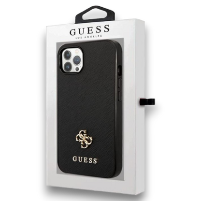 Ovitek Guess "black mini 3D" za iPhone 13/14/15 (GUHCP13MPS4MK)