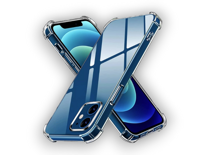 Silikonski ovitek "Antishock" za iPhone 11 (0.5 mm) - Transparent – Infostyle – Prozorna / TPU silikon