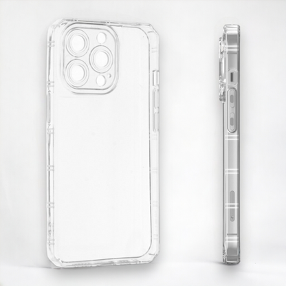 Silikonski ovitek "Armor Antishock" za iPhone 15 Pro - prozorna – Infostyle
