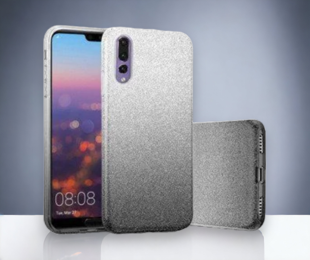Silikonski ovitek "Bling" za Realme C31 - Črna – Infostyle – Črna / Silikon