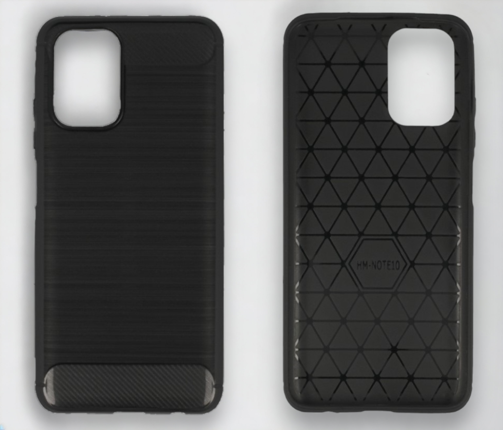 Ovitek "Carbon lite" za Xiaomi Redmi Note 10s - Črna – Infostyle