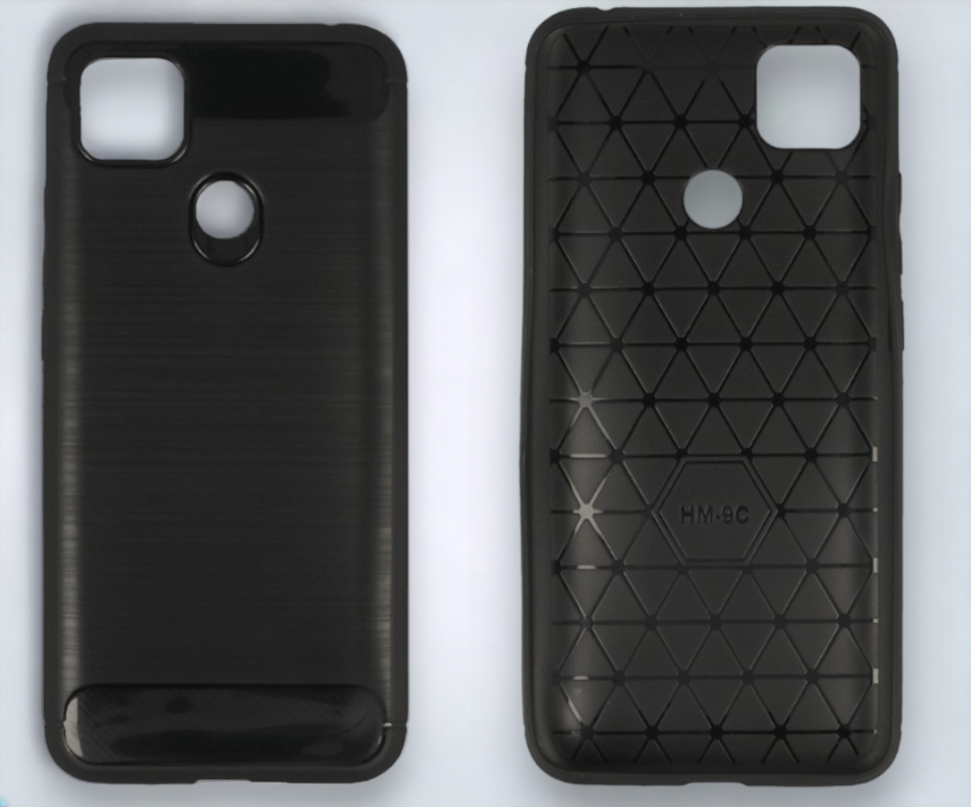 Ovitek "Carbon lite" za Xiaomi Redmi 10A - Črna – Infostyle