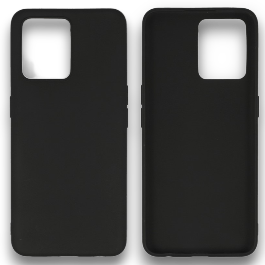 Silikonski ovitek "matt" za Realme 9 4G - Črna – Infostyle
